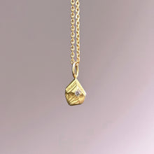 Load image into Gallery viewer, Raw Pebble Pendant - 18K Solid Gold