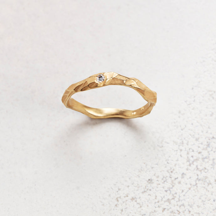 River Ring - Solid Gold