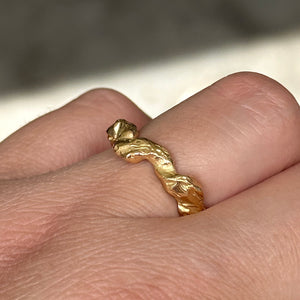 Custom Wave Ring - 18K Gold